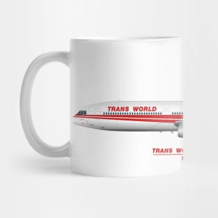 1980s TWA Tristar Mug